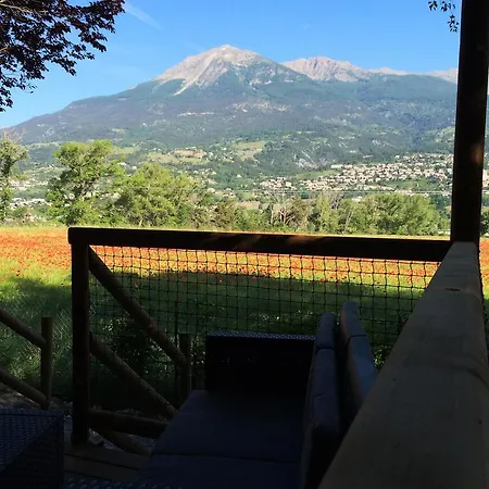 Camping Les Grillons Embrun Exterior photo